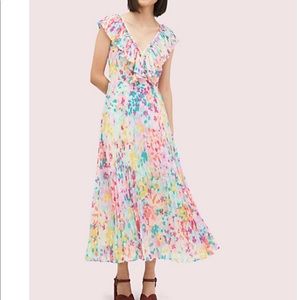 Painted Petals Kate Spade Midi Dress